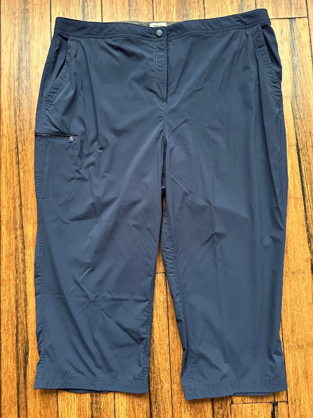L.L. Bean Women's 20W Water-Repellent Comfort Trail Pants, Mid-Rise Straight-Leg
